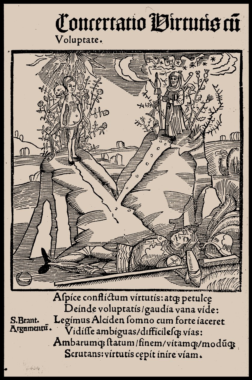Illustration til bogen Ship of Fools af Sebastian Brant, 1497. af Unbekannt