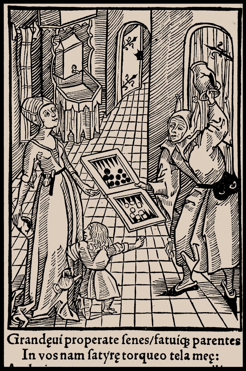 Illustration til bogen Ship of Fools af Sebastian Brant, 1497. af Unbekannt