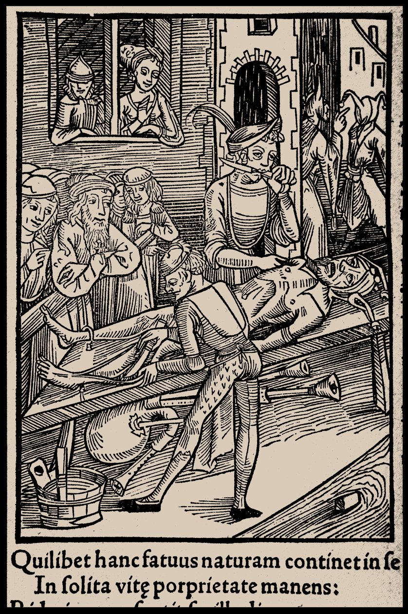 Illustration til bogen Ship of Fools af Sebastian Brant, 1497. af Unbekannt