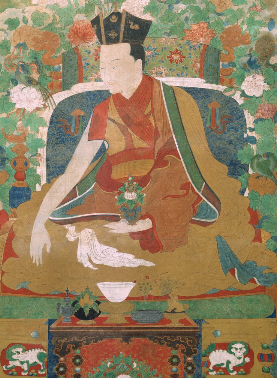 Billeddetaljer fra The Ninth Karmapa, Wangchug Dorje af Unbekannt