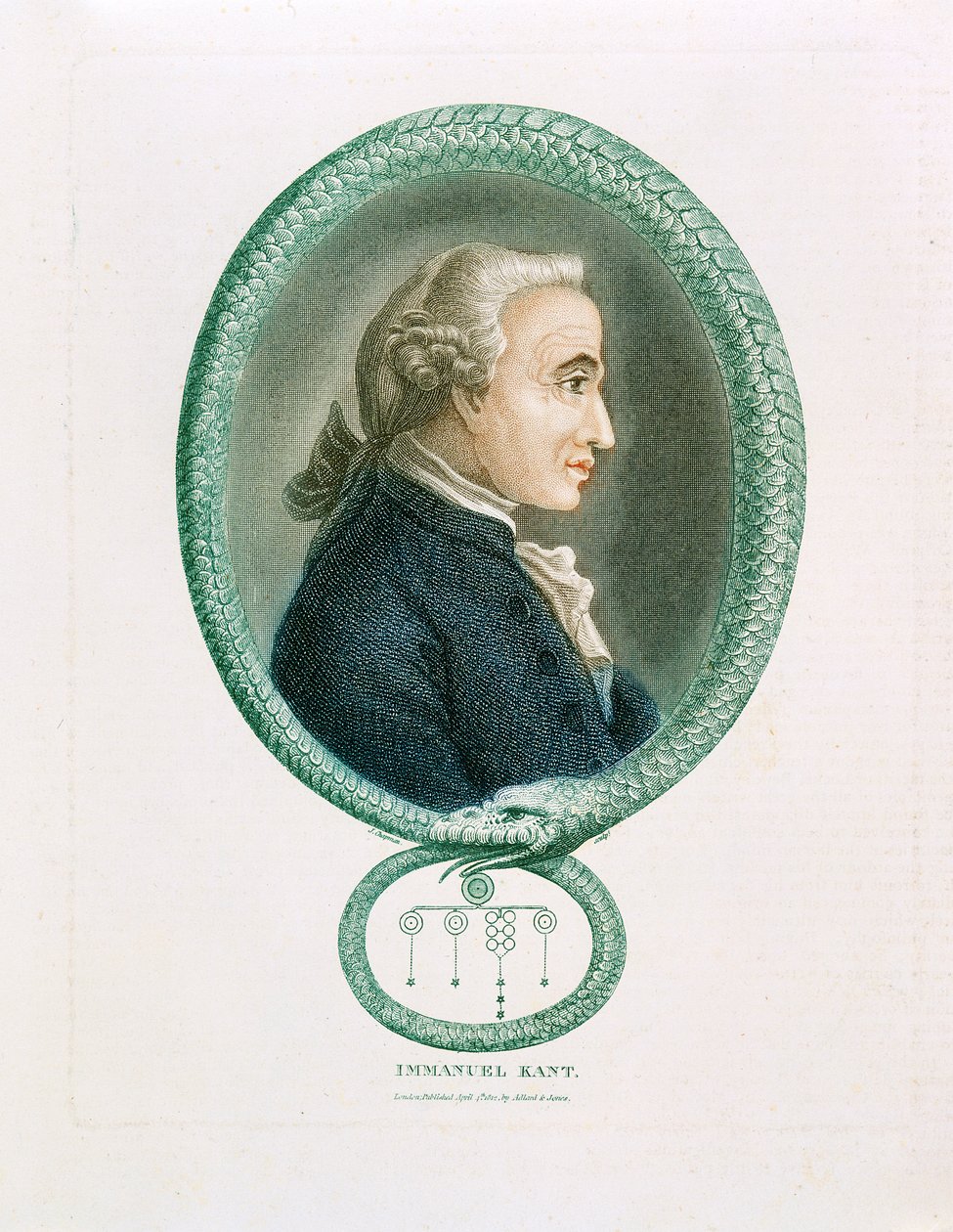 Immanuel Kant, tysk filosof, 1812 af Unbekannt