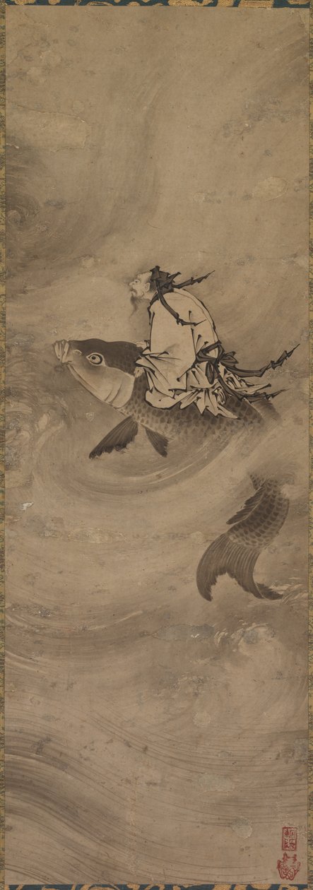 Udødelig ridning på en karpe, ca. 1600. af Unbekannt