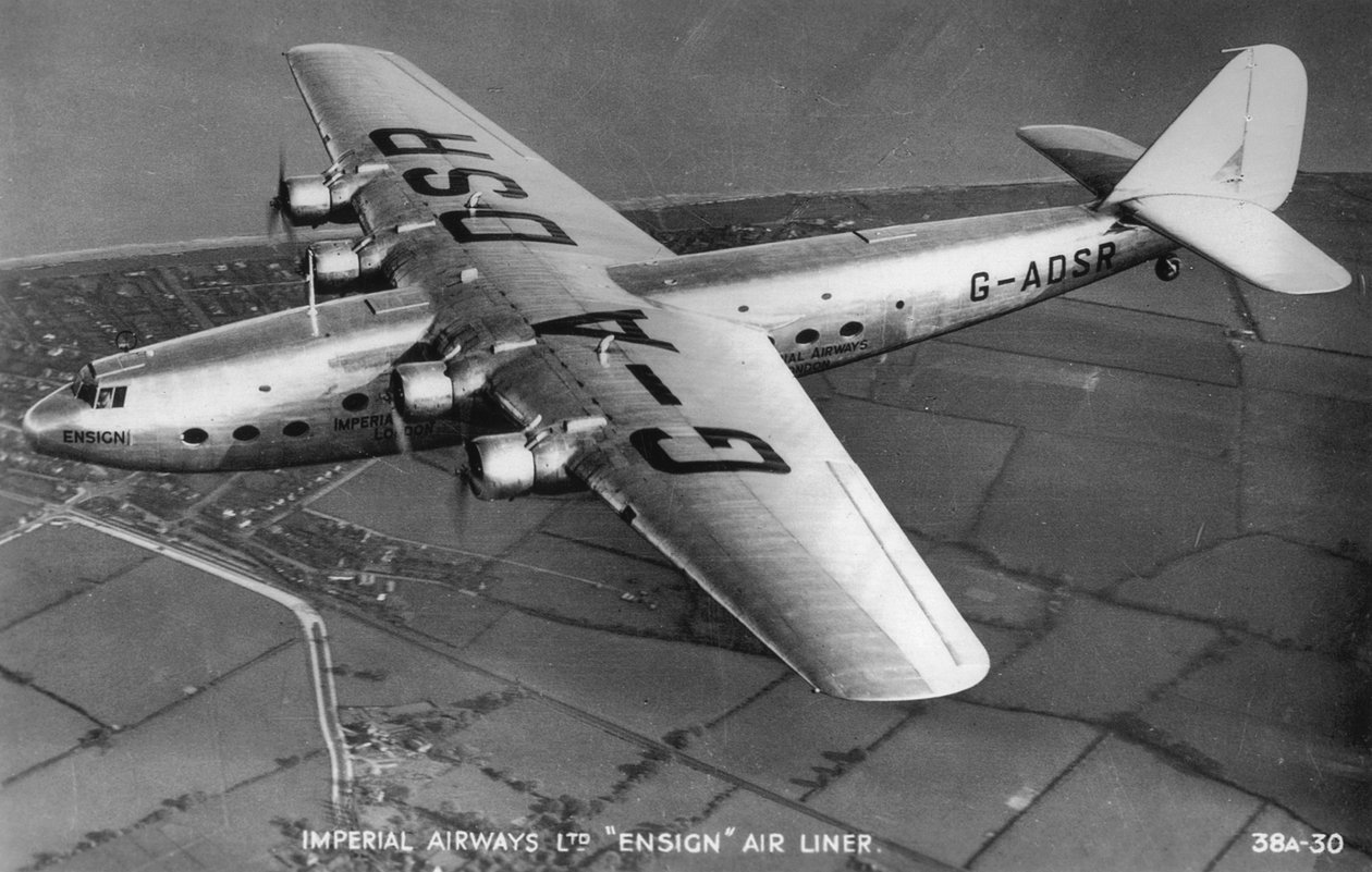 Imperial Airways Ltd Ensign Air Liner, c1930