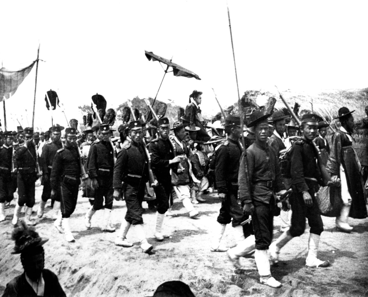 Kejserlig japansk procession, 1900 af Unbekannt
