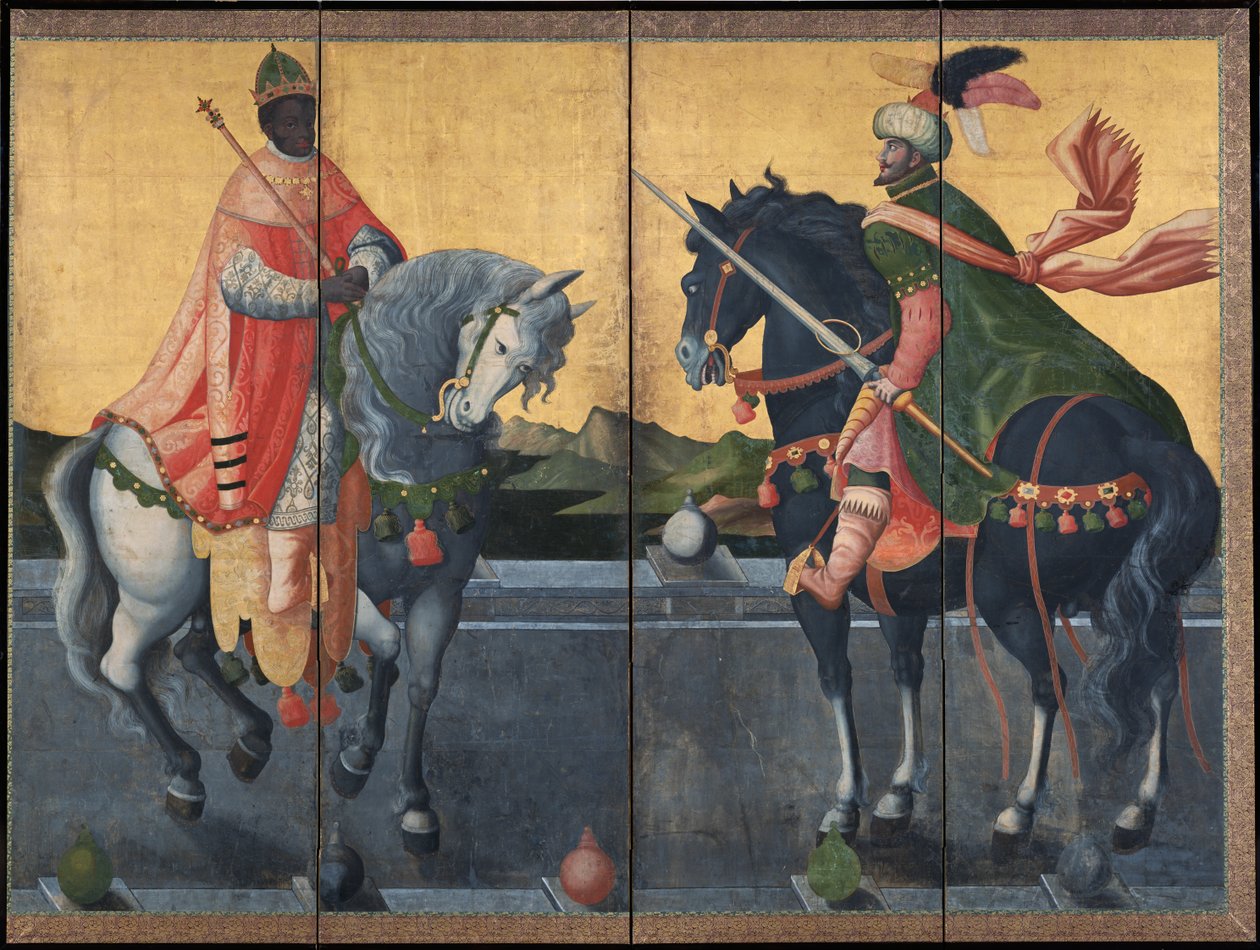 Vigtig kulturejendom Western Kings til hest af Unbekannt