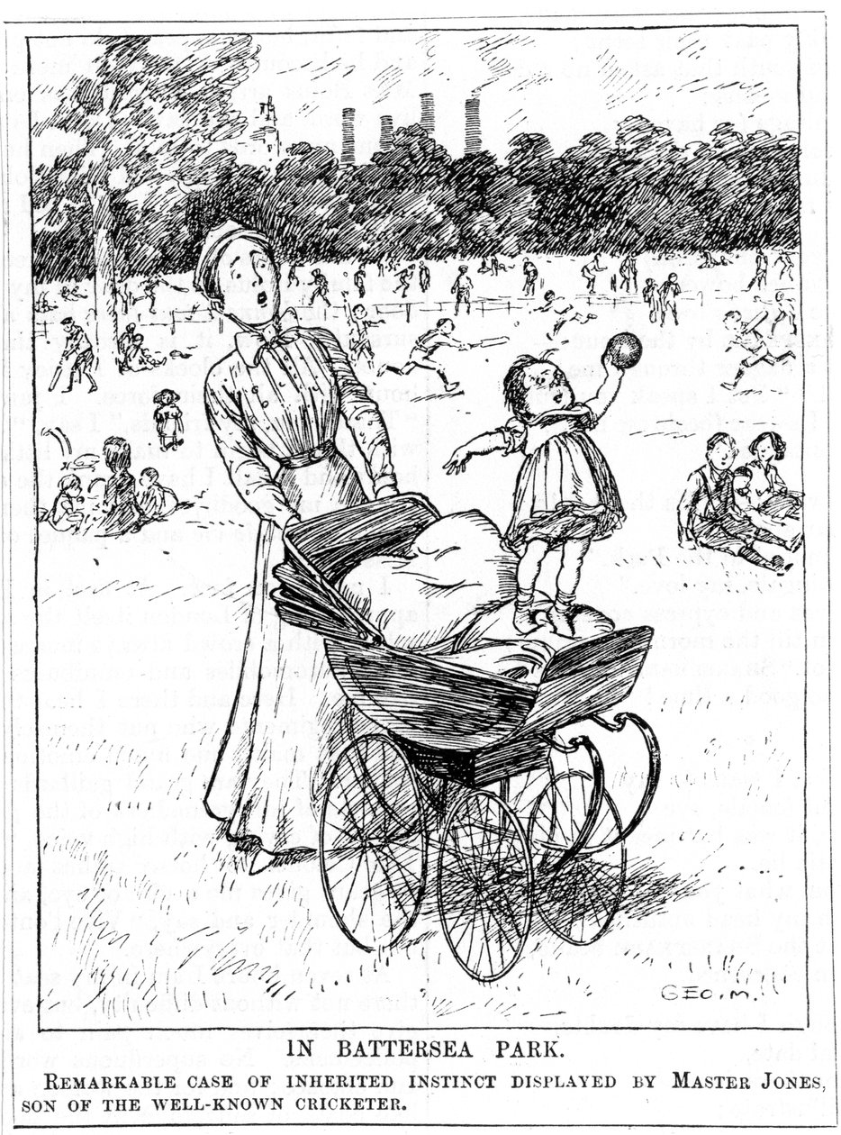 I Battersea Park, 1911 af Unbekannt