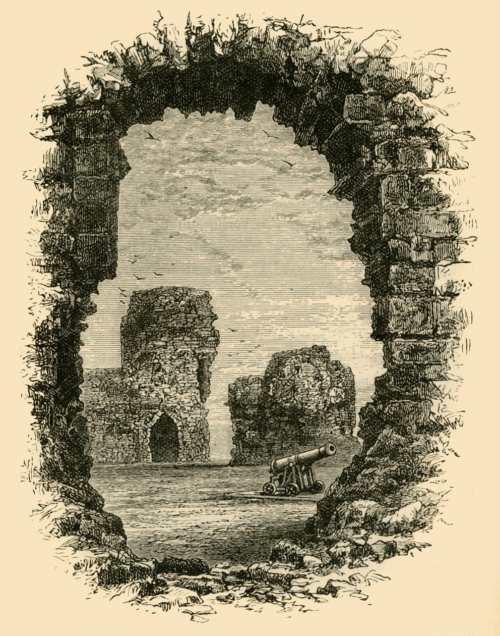 I Flint Castle, 1898. af Unbekannt