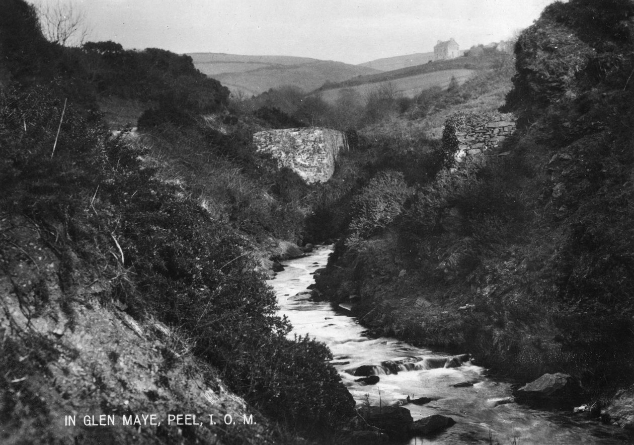 I Glen Maye, Peel, Isle of Man, det 20. århundrede af Unbekannt