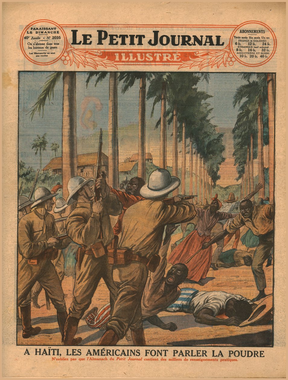 I Haiti lod amerikanerne krudtet tale, 1929. af Unbekannt