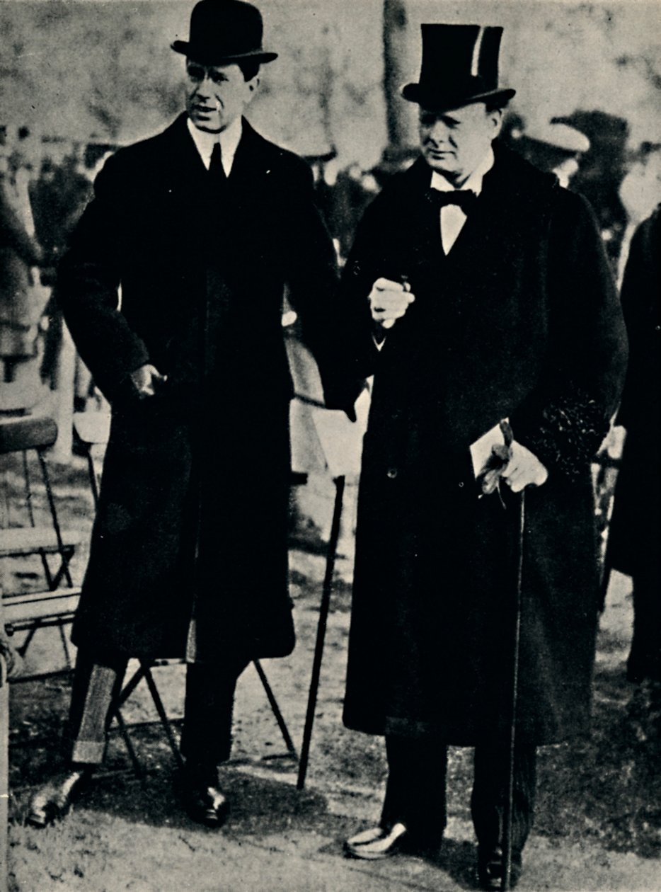 I Hyde Park med kronprinsen af Sverige, 1917, 1945. af Unbekannt