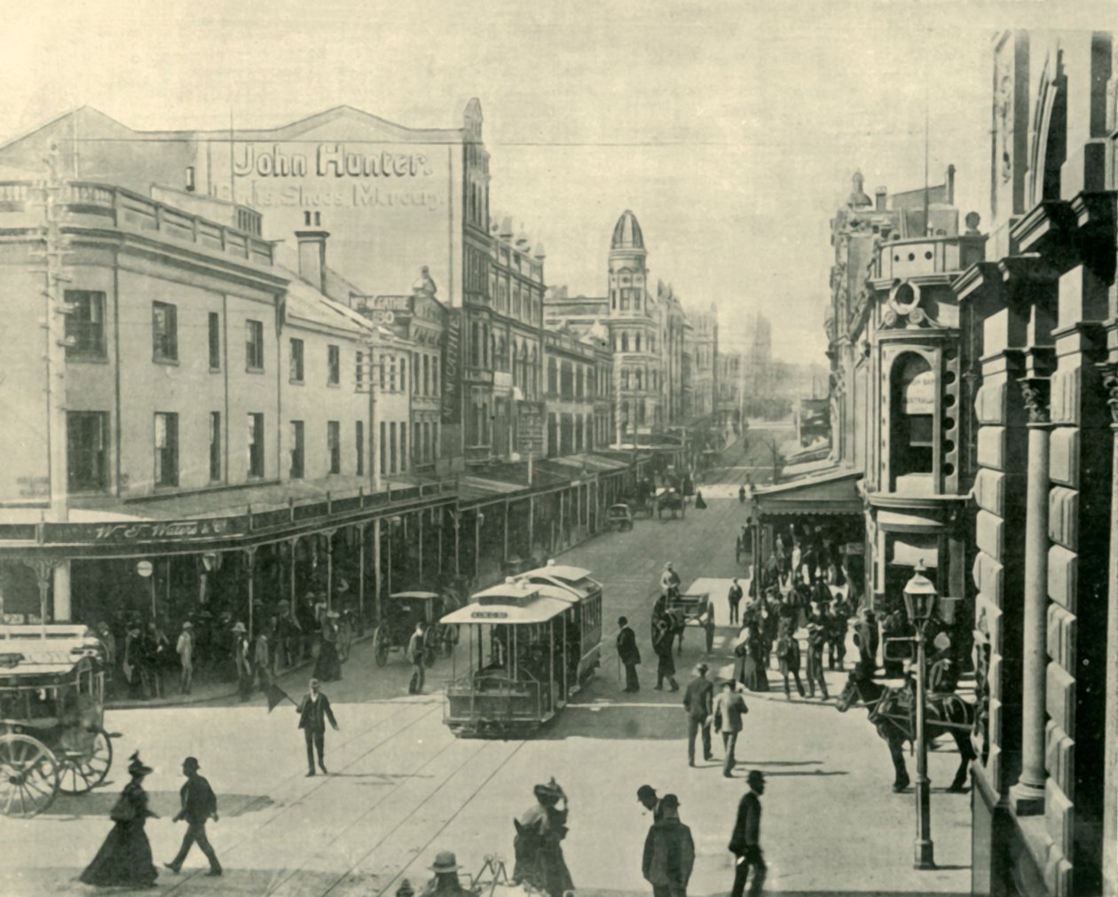 I Sydney, 1901. af Unbekannt