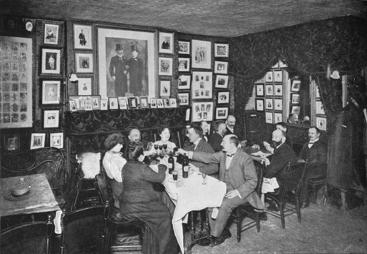 I Artistes Club, London, c1901 1901 af Unbekannt