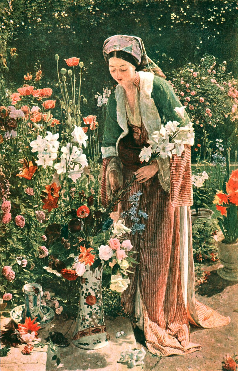 I Beys Garden, 1865, c1902. af Unbekannt