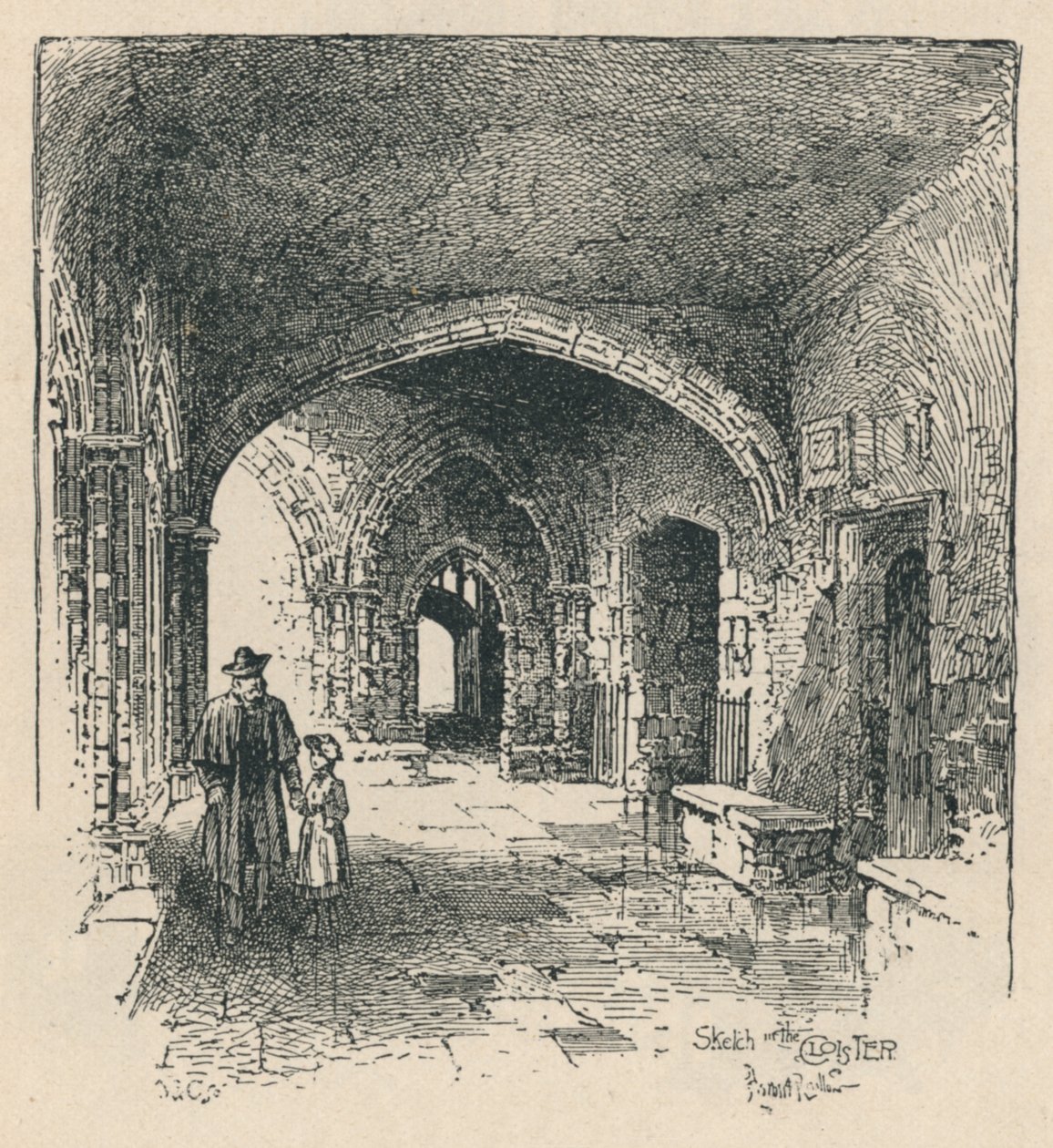 I Klosteret, 1895 af Unbekannt