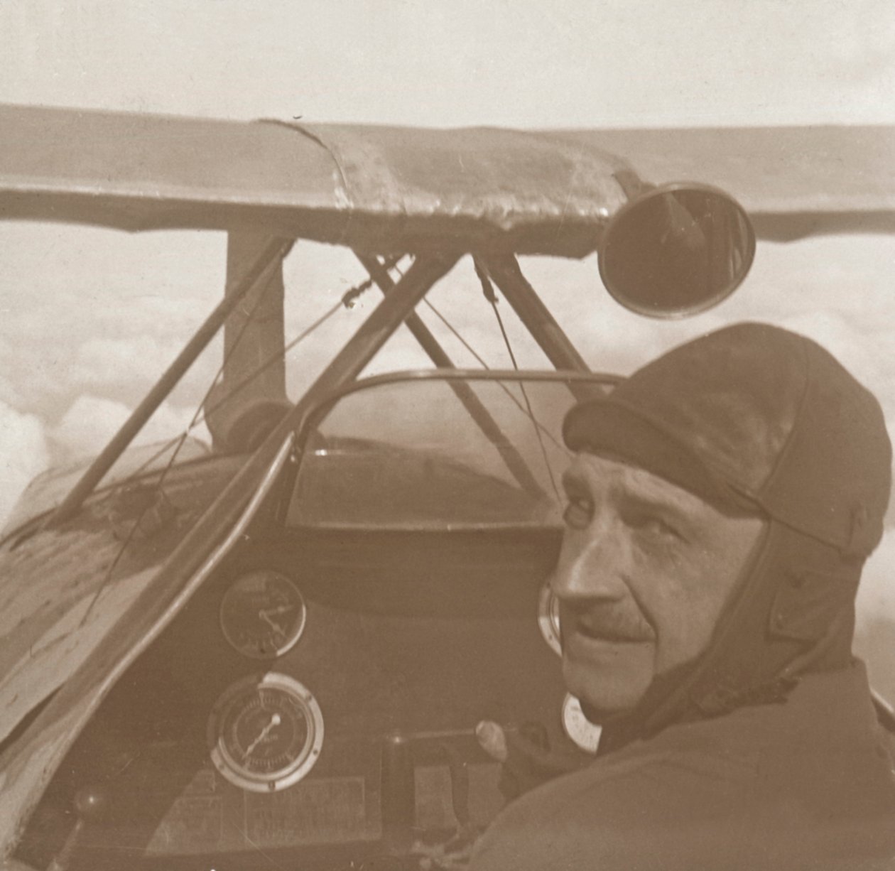 I skyerne på 1200 meter, c1914-c1918 af Unbekannt