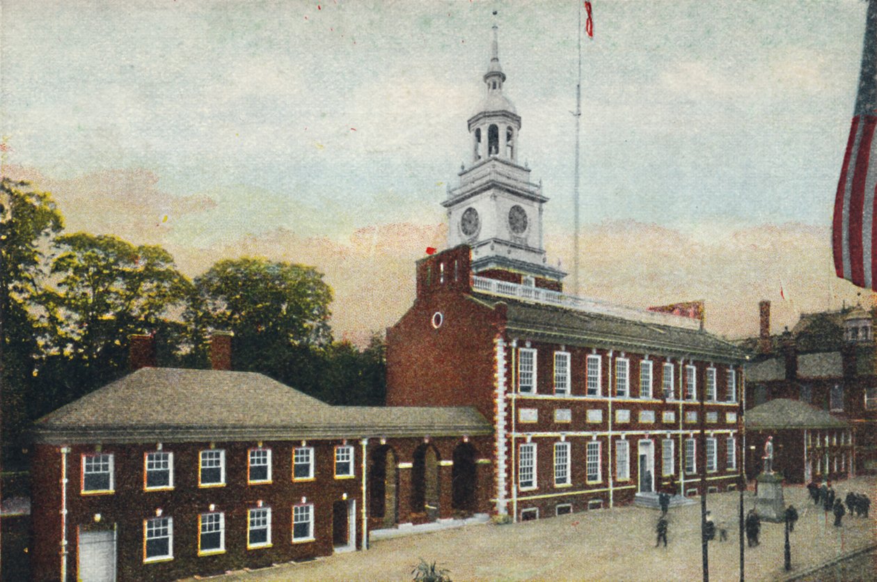 Independence Hall, Philadelphia, Pennsylvania, USA, c1910. af Unbekannt