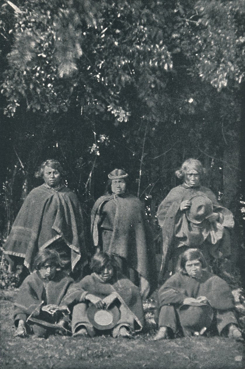 Indianere fra øen Chiloe, 1916 af Unbekannt
