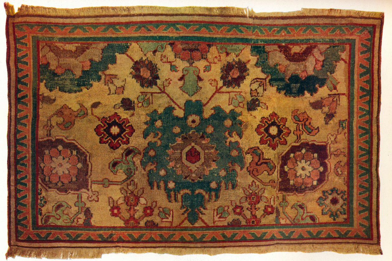 Indo-persisk tæppe, c1570 af Unbekannt