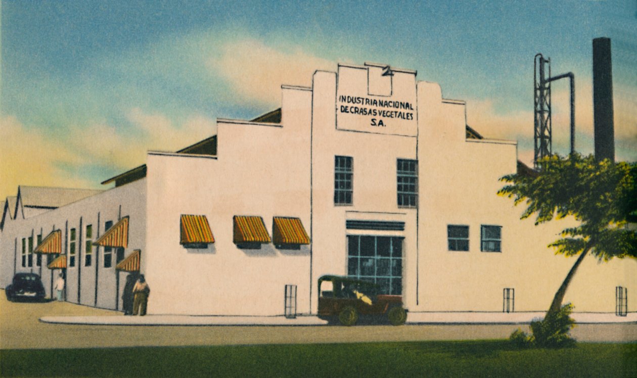 National Industry of Vegetable Fats S. A. Barranquilla, c1940
