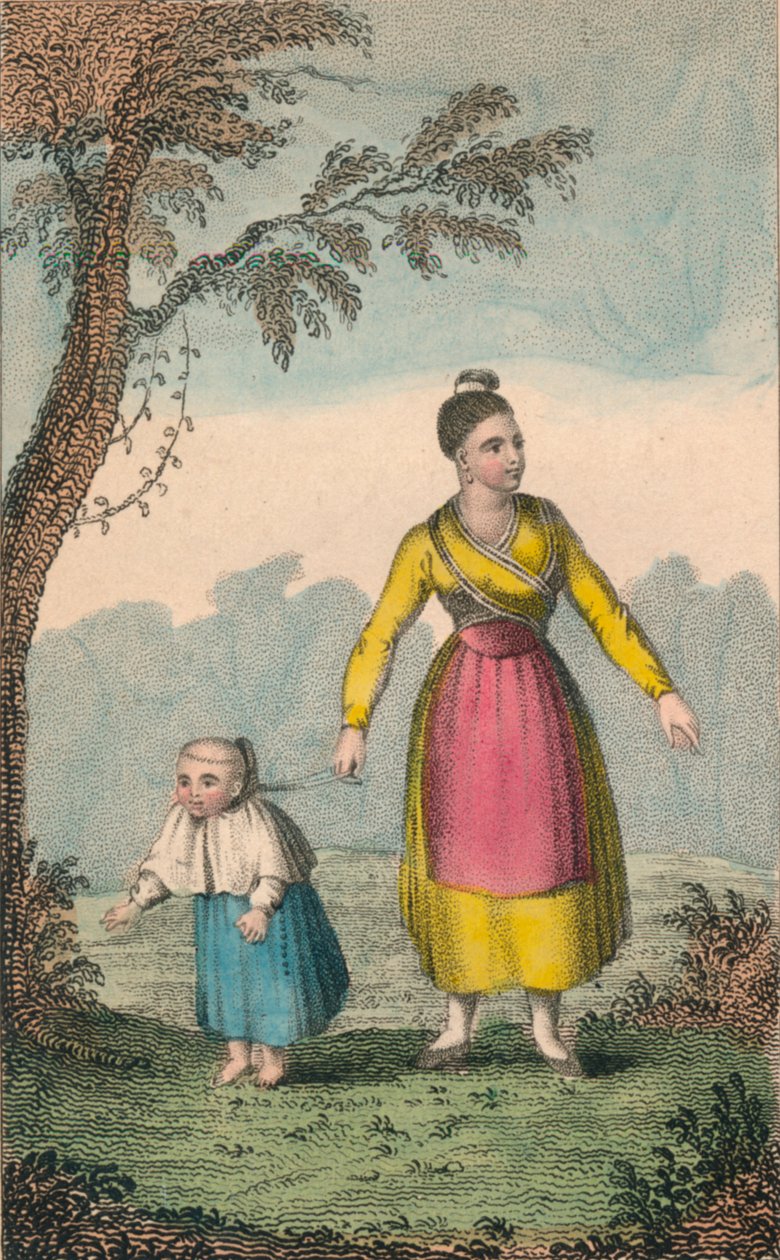 Kapucinerbarn, 1825 af Unbekannt