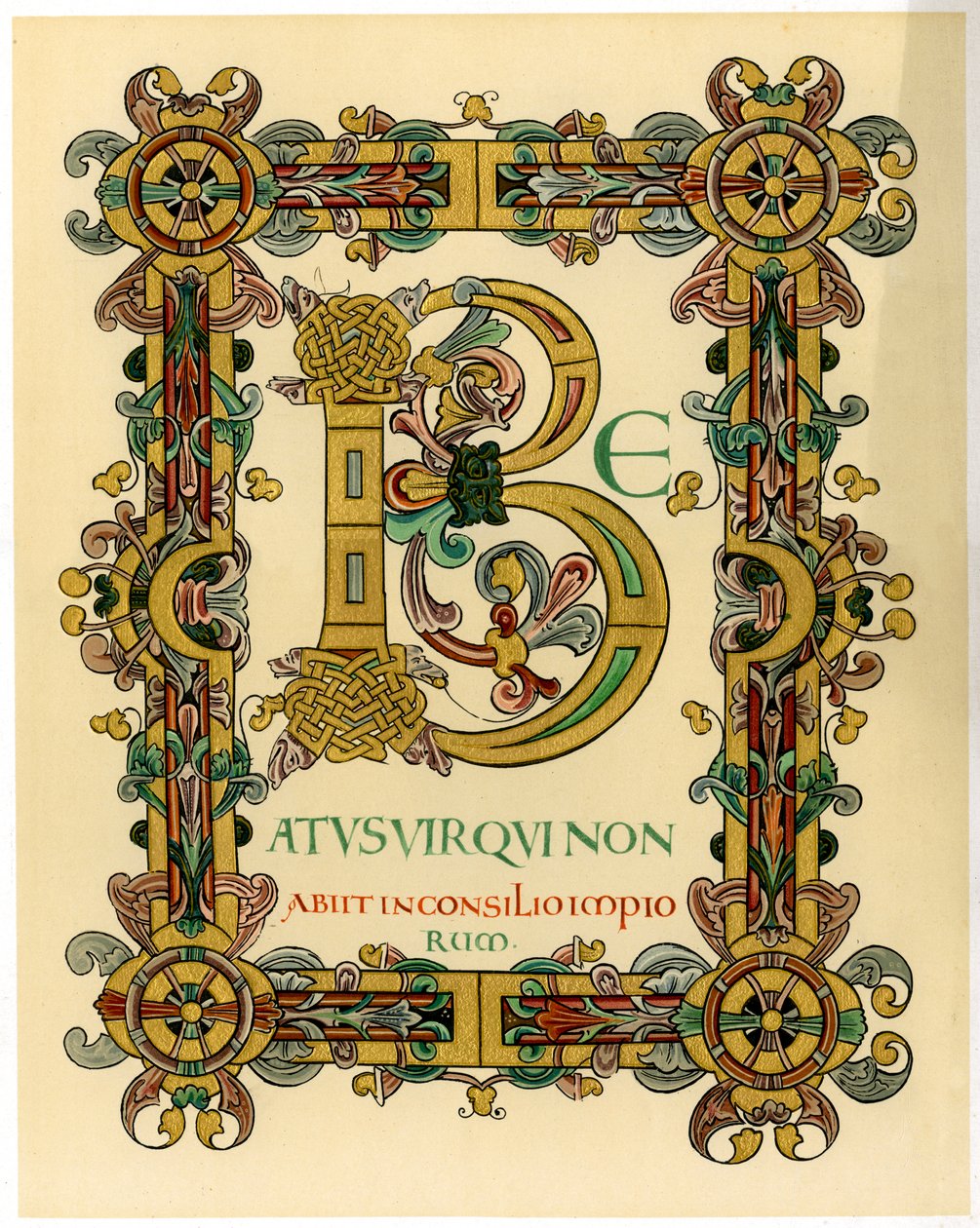 Startbogstav B, 1012-1023 af Unbekannt