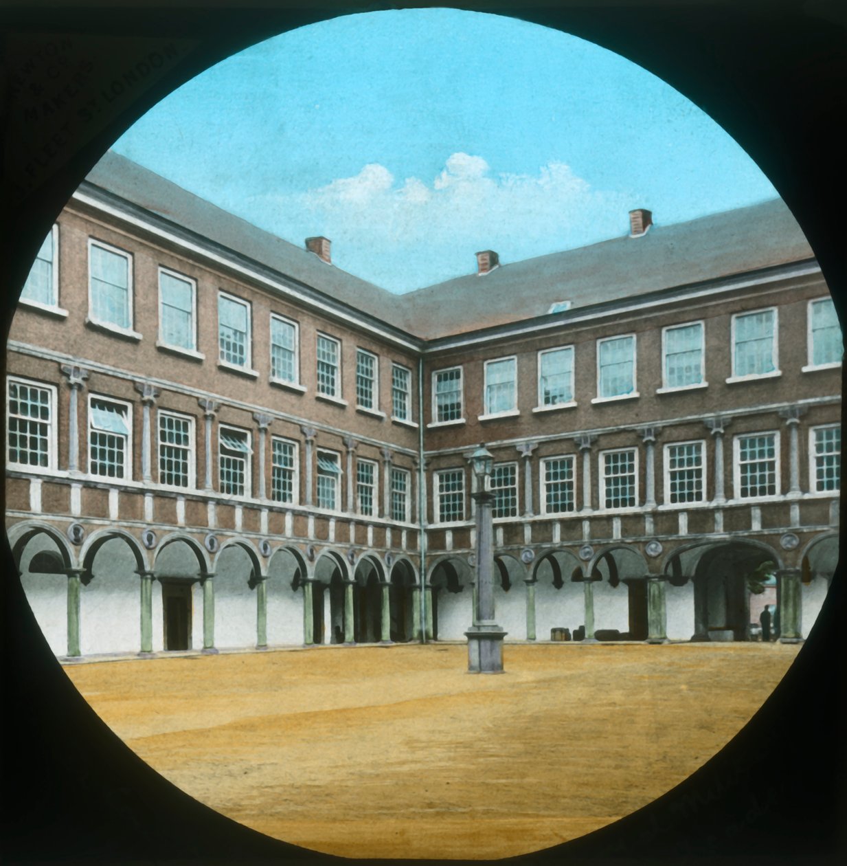 Inner Court - Royal Military Academy, Breda, slutningen af det 19.-begyndelsen af det 20. århundrede. af Unbekannt
