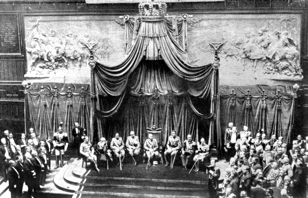 Inde i Senatets Palads, Rom, 1926 af Unbekannt
