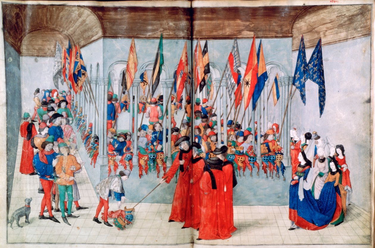 Eftersyn af hjelmene, 1488-1489 af Unbekannt