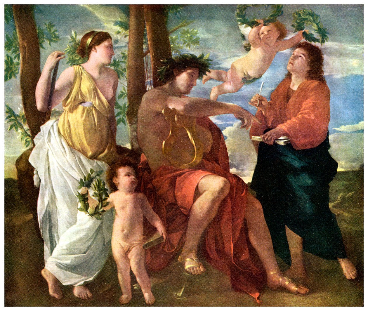 Inspiration: The Inspiration of the Poet, c1630 1956 af Unbekannt