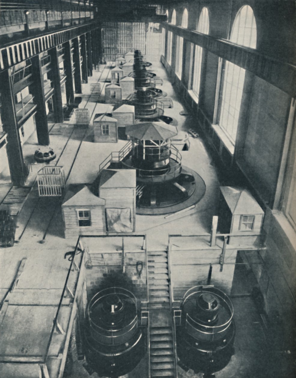 Kraftinstrumenter til Niagara-flodens brusende vand, c1935 af Unbekannt