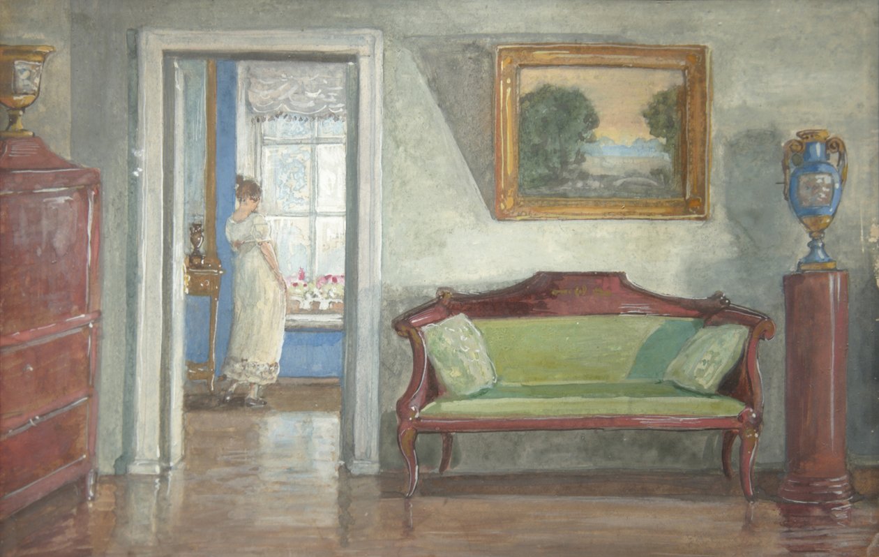 Interiør, 1924 af Unbekannt