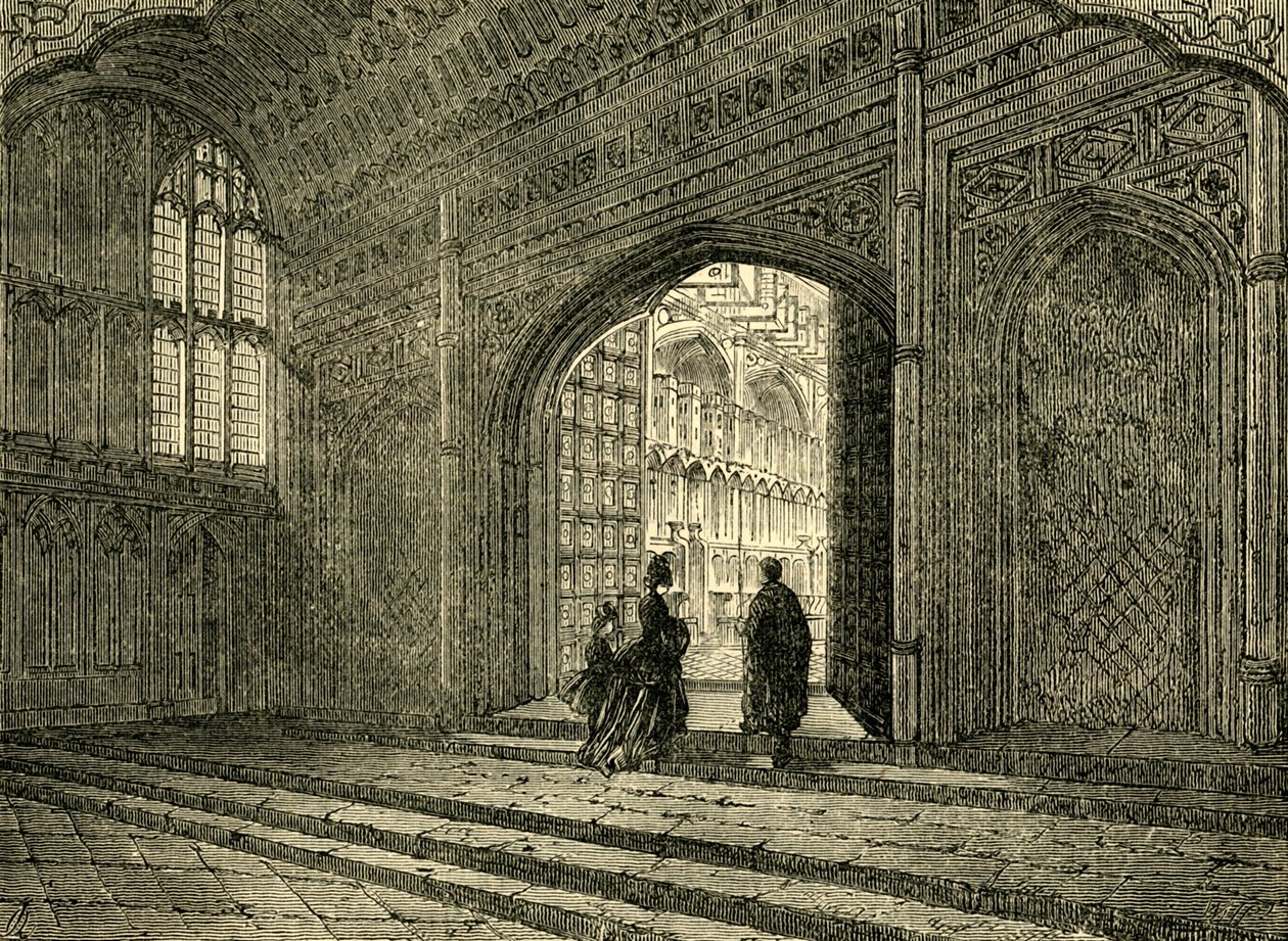 Interiør af Henrik VII.s kapel, 1881. af Unbekannt