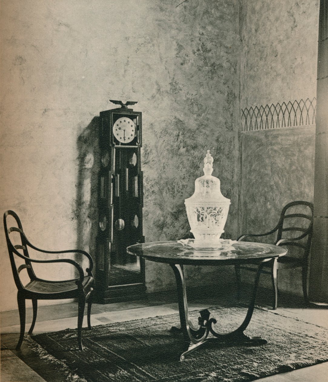 Interiør af svensk pavillon, 1925 af Unbekannt