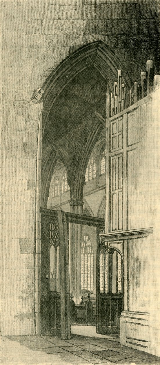Interiør af Trinity Church, 1898. af Unbekannt
