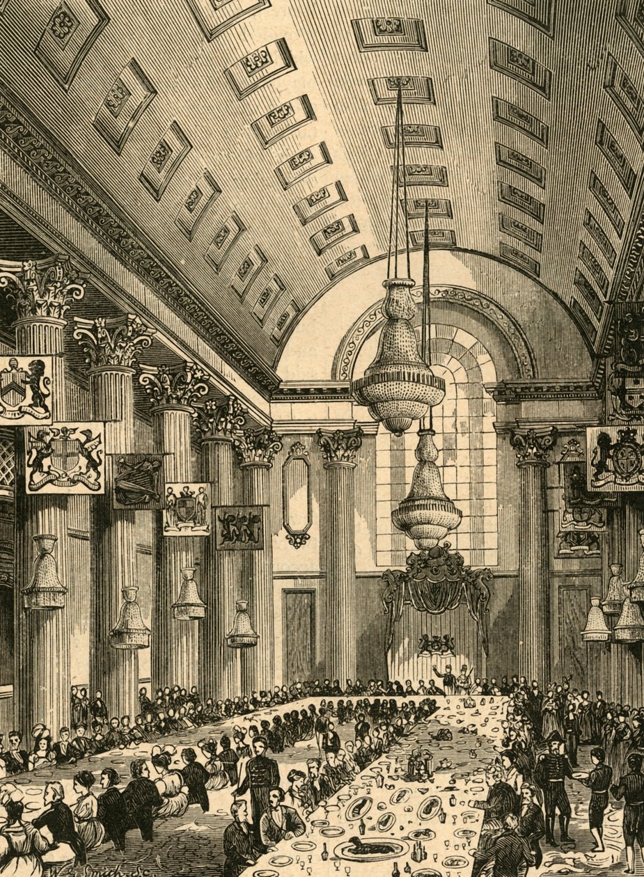 Interiør af den egyptiske sal, 1897. af Unbekannt