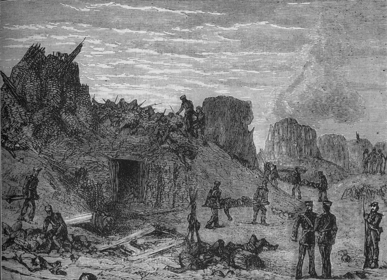 Det indre af Redan efter dets tilfangetagelse, c1880 af Unbekannt