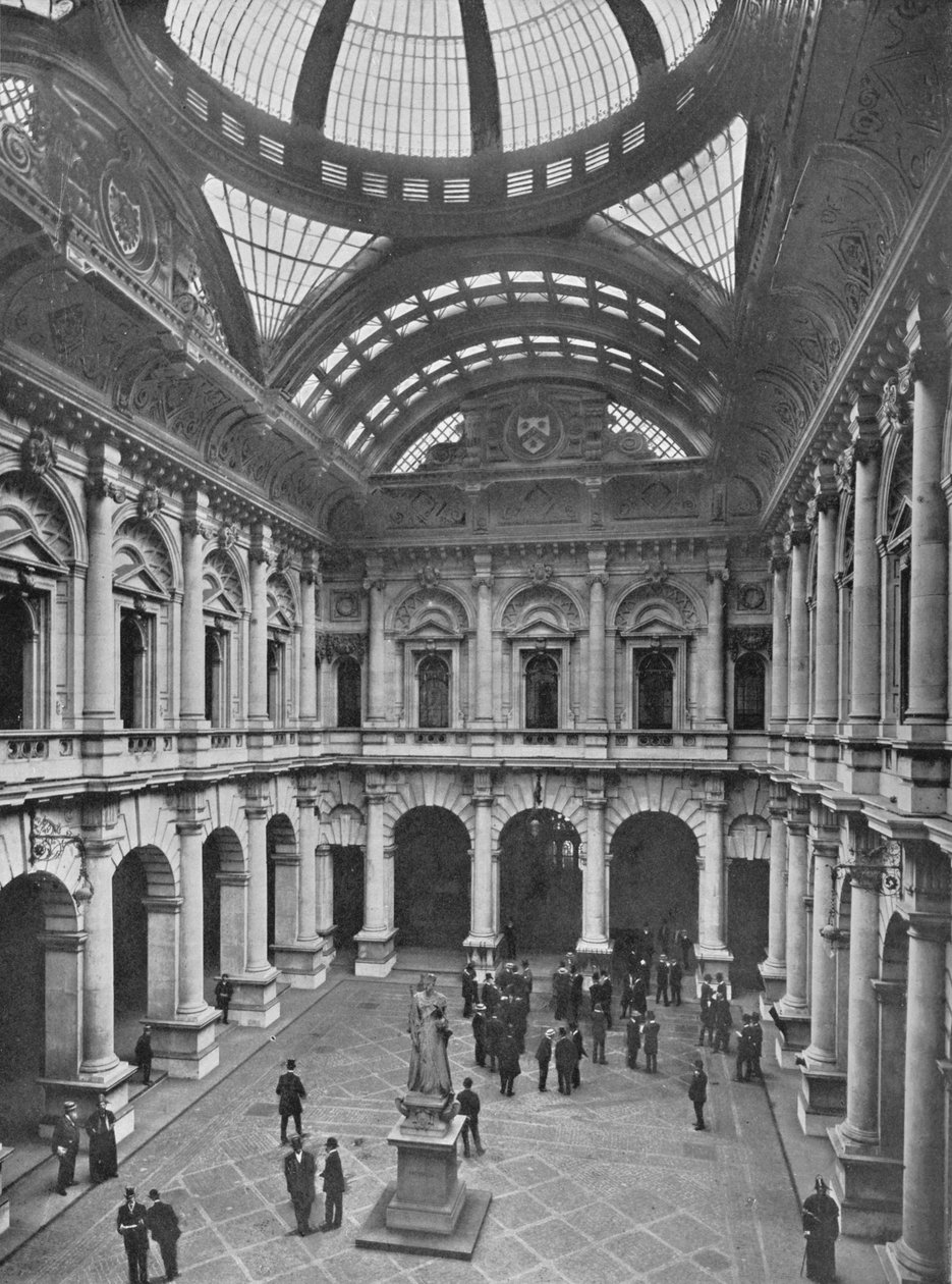 Interiør af Royal Exchange, City of London, c1910 1911 af Unbekannt