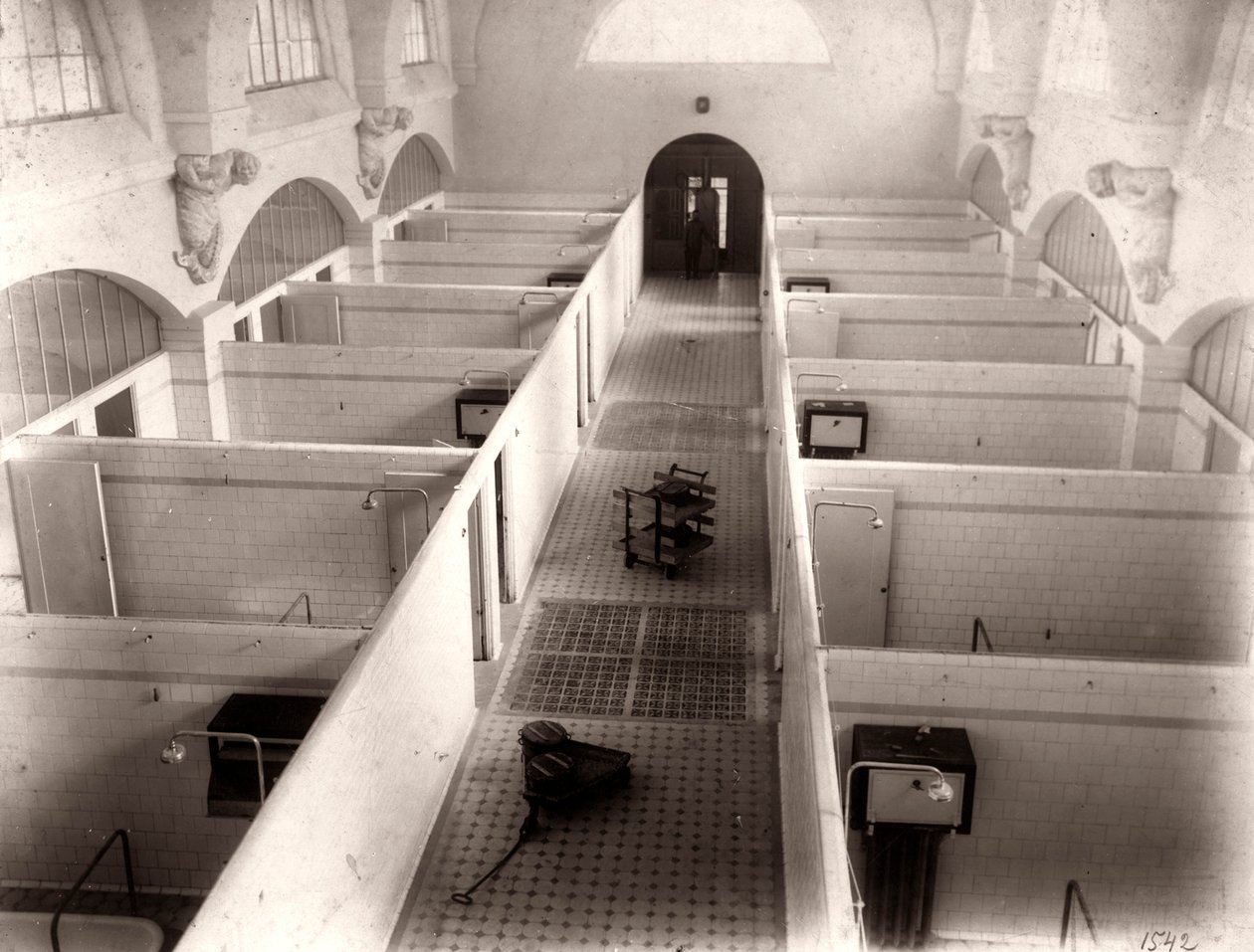 Indvendig visning af klinikken for balneoterapi, Mineralnye Vody, Rusland, 1910