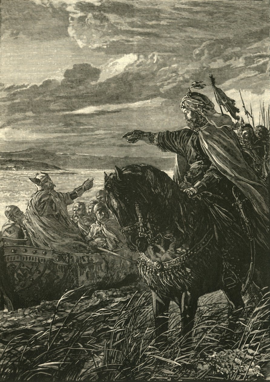 Interview mellem John Zimisces og Sviatoslaf, 969 AD, 1890. af Unbekannt