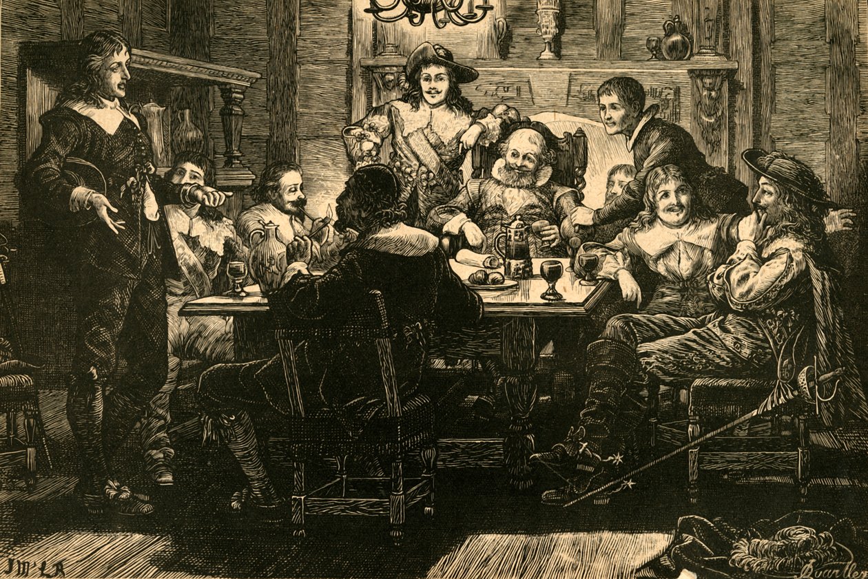 Introduktion af Randolph til Ben Jonson på Devil Tavern, 1897. af Unbekannt