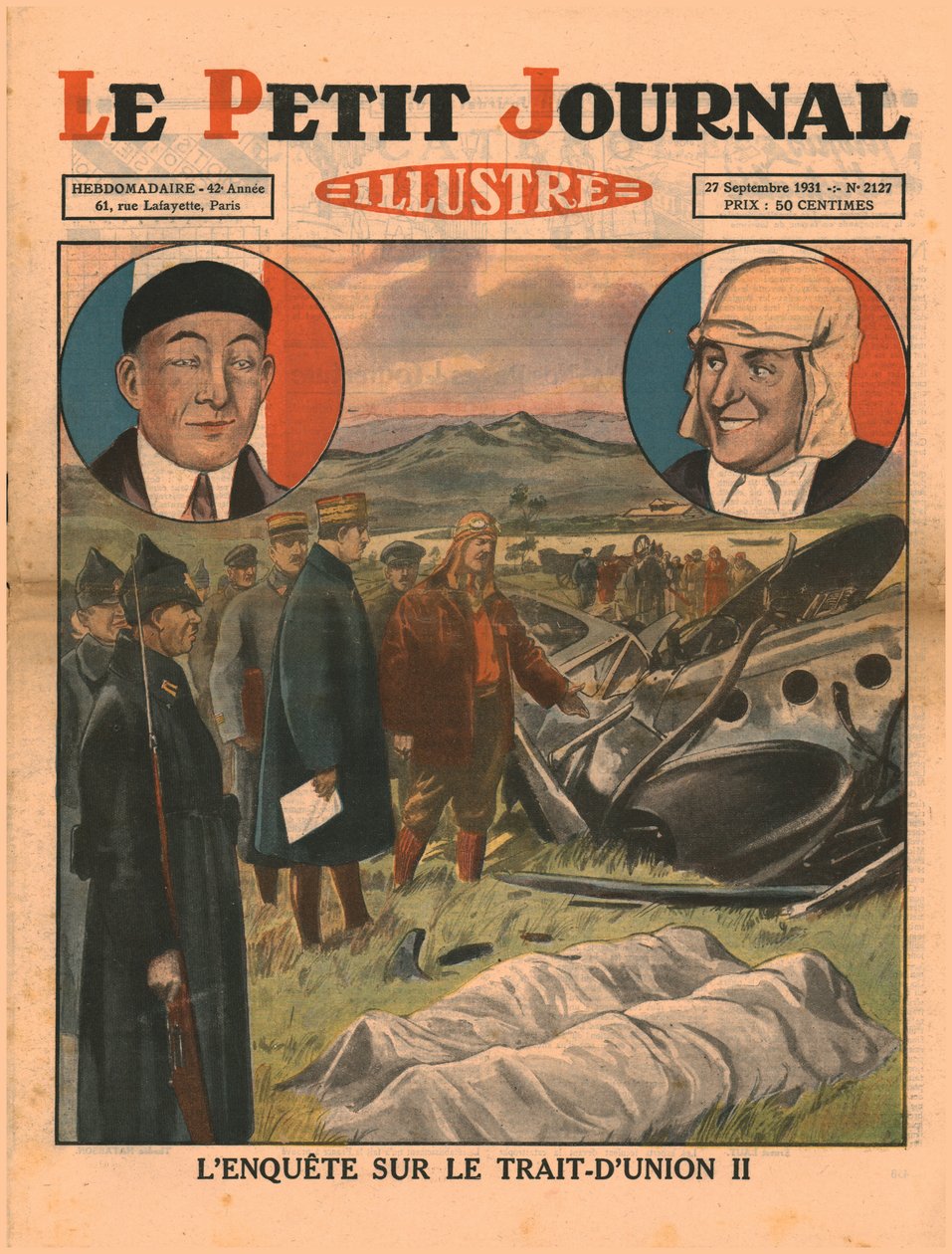 Undersøgelse af Trait dUnion II, 1931. af Unbekannt