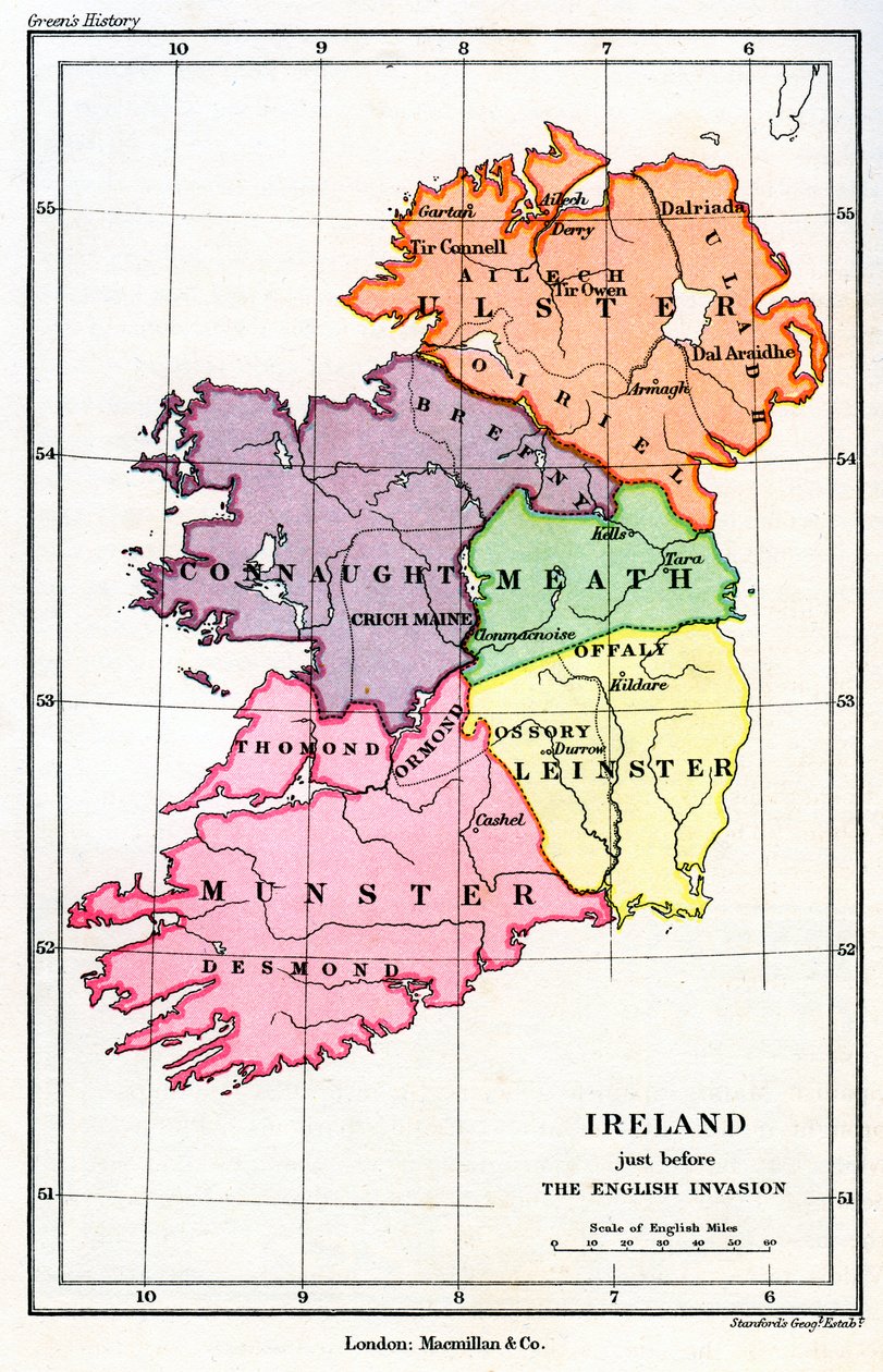 Irland lige før den engelske normanniske invasion, 1169 1893 af Unbekannt