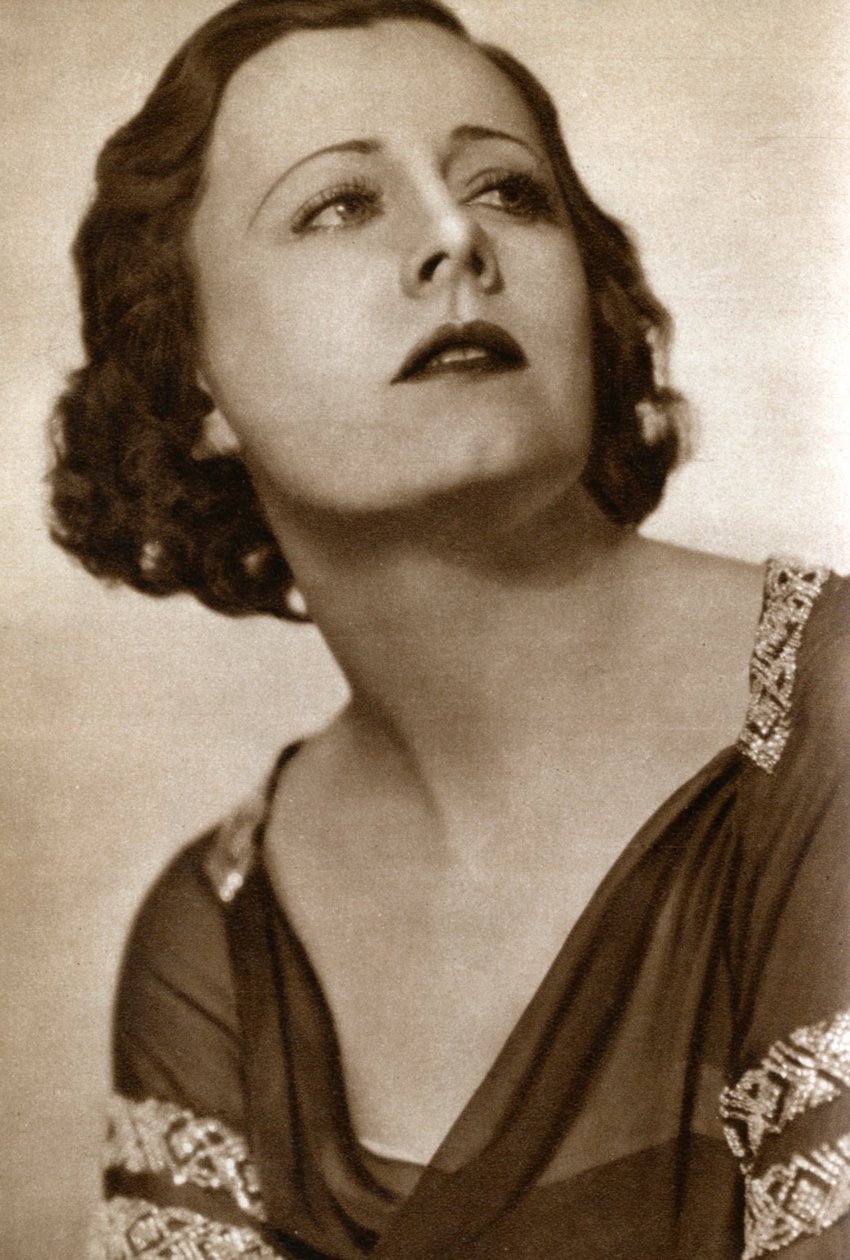 Irene Dunne, amerikansk skuespillerinde, 1933 af Unbekannt