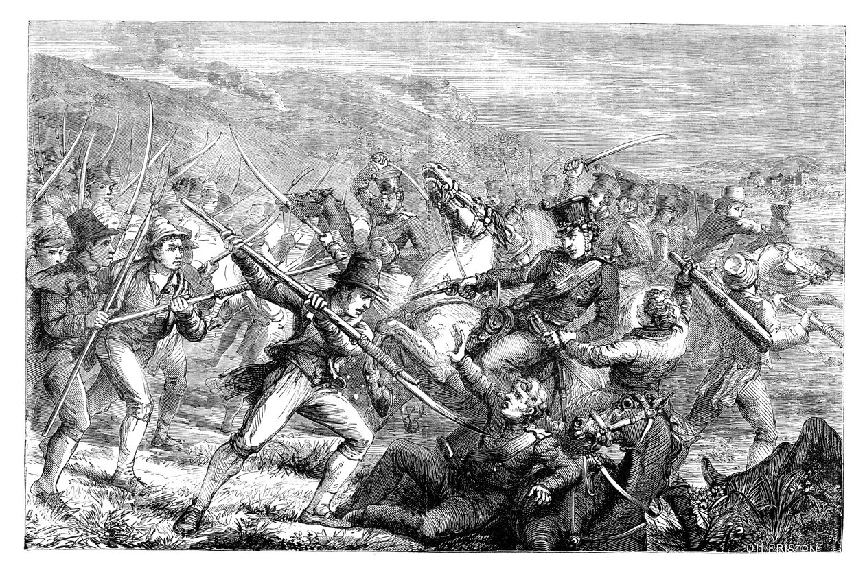 Irsk anti-tiende agitation, Carrickshock, 1831 c1895 af Unbekannt