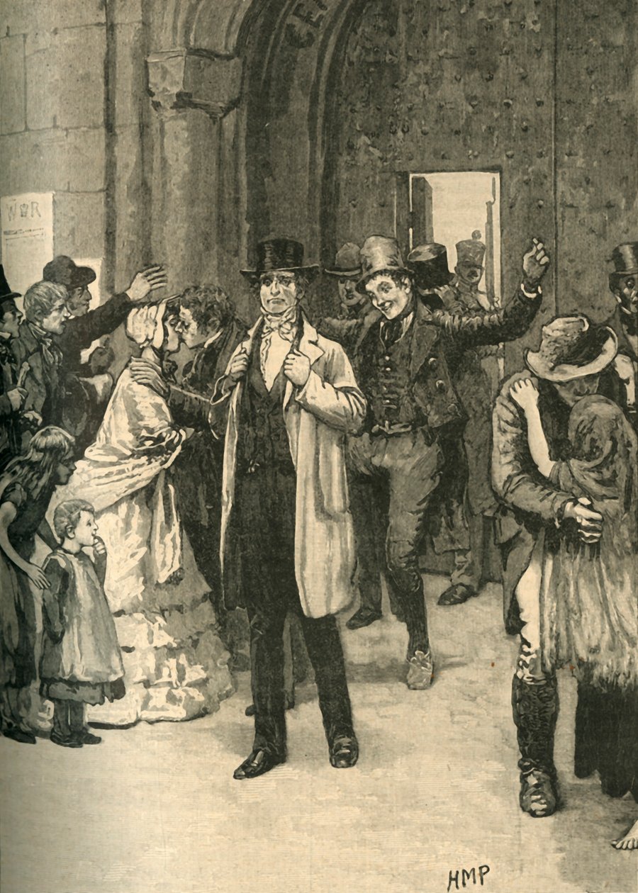 Irske fanger befriet under Lord Mulgraves fremskridt, 1836 c1890. af Unbekannt
