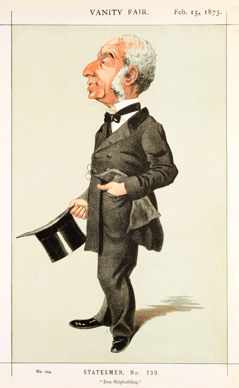 Jernskibsbygning, 1873 af Unbekannt