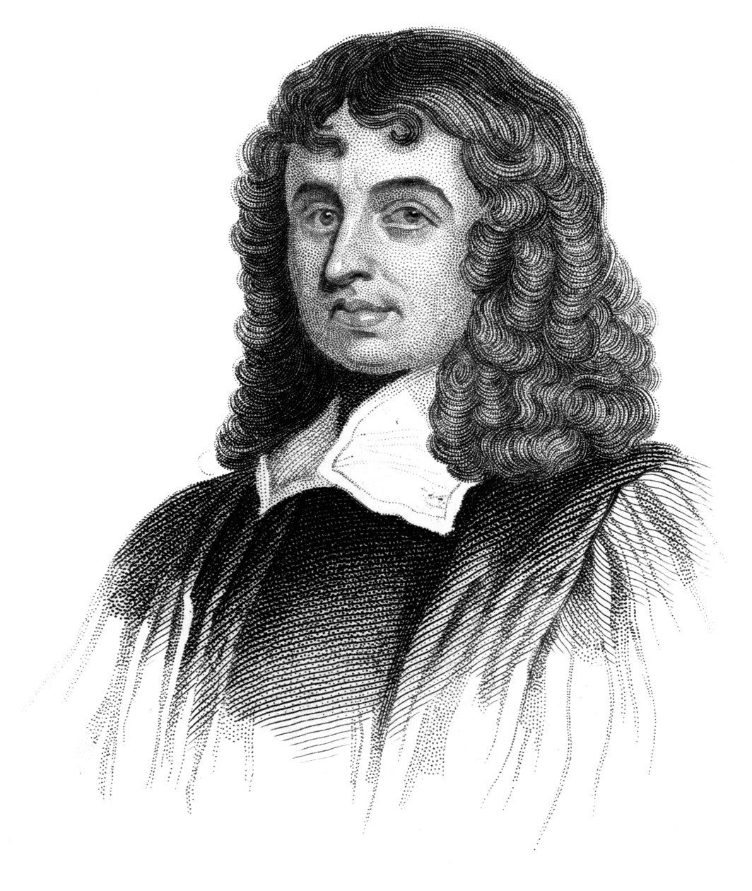 Isaac Barrow, engelsk klassisk forsker, teolog og matematiker fra det 17. århundrede, c1850 af Unbekannt