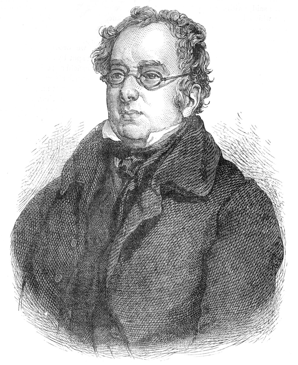 Isaac DIsraeli, britisk forfatter og lærd, c1840 1878 af Unbekannt