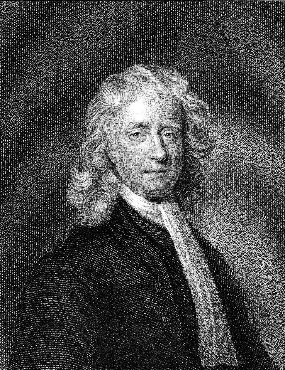 Isaac Newton, engelsk matematiker og fysiker af Unbekannt