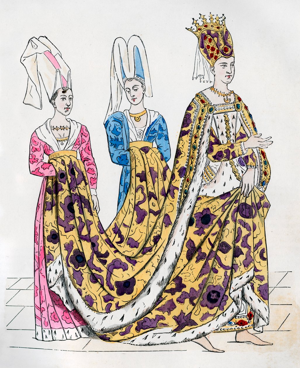 Isabeau af Bayern, Dronningkonsort af Charles VI af Frankrig, 1385 1882-1884 af Unbekannt